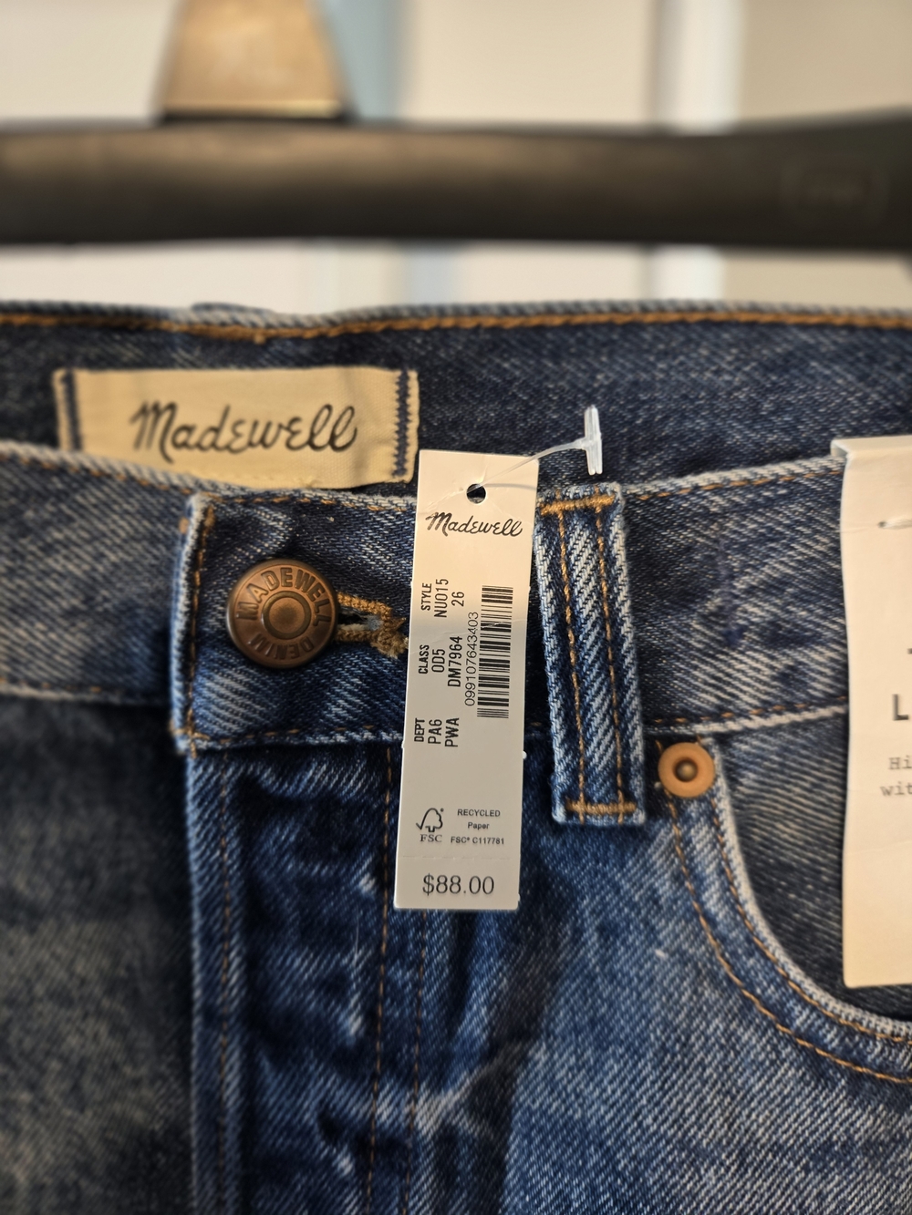 Madewell THE BRYNN LONG SHORT
